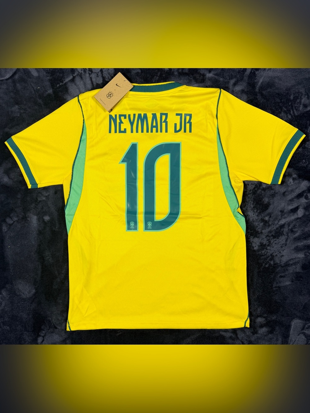 NWT  Brazil World Cup 2026 Home Jersey Neymar JR 10 # Dri Fit
